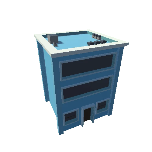 Small Building - Blue 02